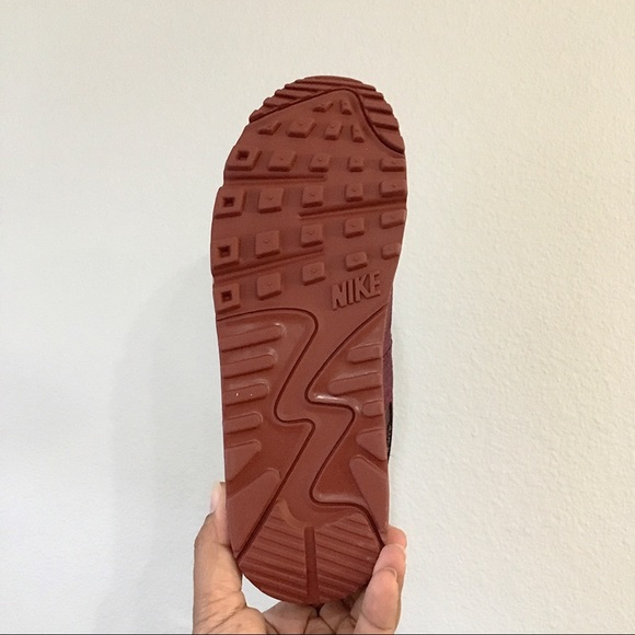 Women’s Nike Air Max 90 PRM Burgundy Crush - Picture 8 of 8